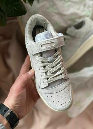 Adidas forum 84 low light grey cream 3