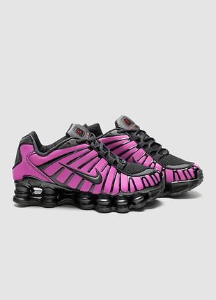 Кросівки жіночі nike shox tl university pink gradient