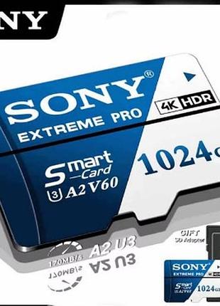 Sony micro sd 1024 gb card high speed 4k full hd video class10 extreme pro memory card