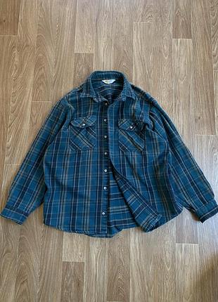 Мужская рубашка в клетку carhartt размер м