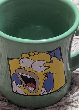 Simpsons коллекционная чашка 2001р симпсоны 0.5 л y2k