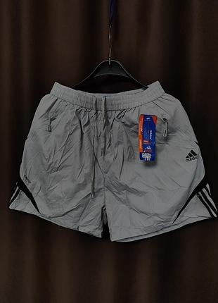 Шорты спортивные мужские adidas.размер 3xl.цвет серый.производитель китайской.ткань плащевка.