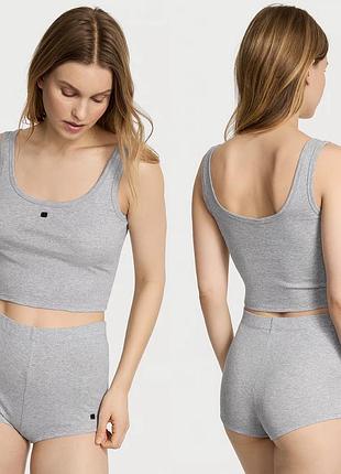 Бавовняна жіноча піжама victorias secret