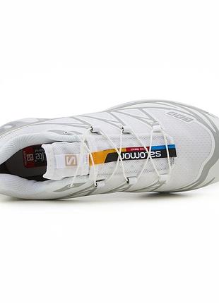 Salomon s/lab xt-6 white silver 6
