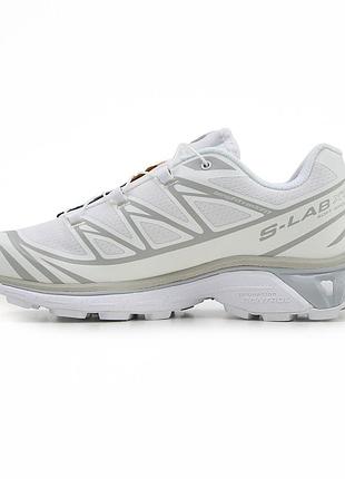 Salomon s/lab xt-6 white silver 5