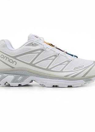 Salomon s/lab xt-6 white silver 2