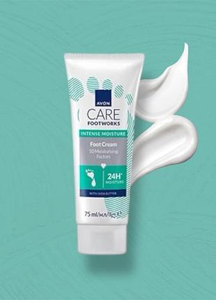 Інтенсивно зволожувальний крем для ніг, 75 мл ,avon foot works