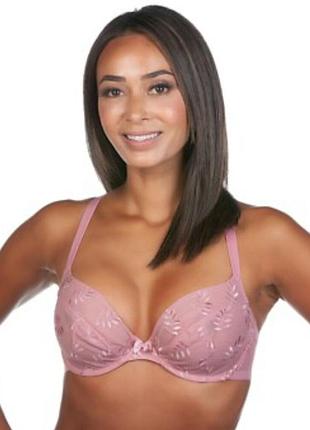 30f,65f, panache superbra tango rosa mujer,темно розовый бюстгальтер балконет, новый