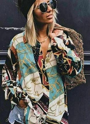 Блузка полиестер в идеале р.48-50 zara