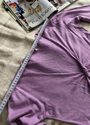 Chicoree-нежная лиловая блуза кофточка9 фото