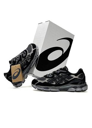 Жіночі кросівки asics gel-nyc black metallic grey