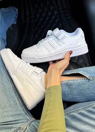 Adidas forum low white premium 2