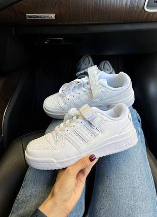 Adidas forum low white premium 8