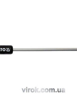 Ключ шестигранный yato : тип "t", m6 мм, двусторонний, l=170 мм [12/144]