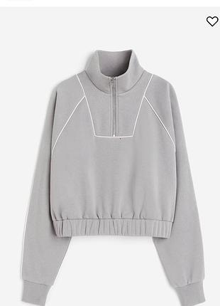 Худи, свитер, кофта, свитшот короткий h&amp;m