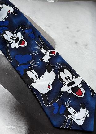 Краватка синя гуффі mickey mouse unlimited поліестер