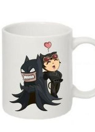 Чашка «catwoman and angry batman»