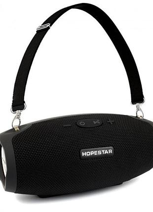 Беспроводная портативная bluetooth колонка hopestar h26 черная