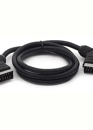 Кабель scart - scart для подключения электроники 1.2м
