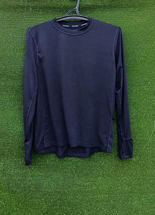 Кофта для бега мужская nike miler dri-fit uv black