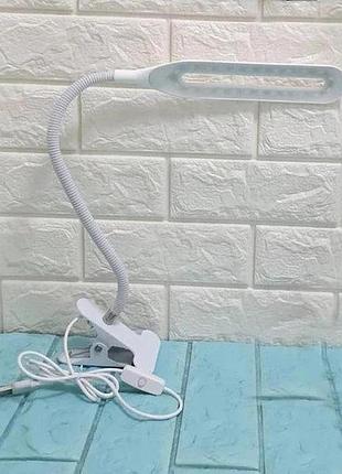 Лампа 24led светодиодная на прищепке от usb led206