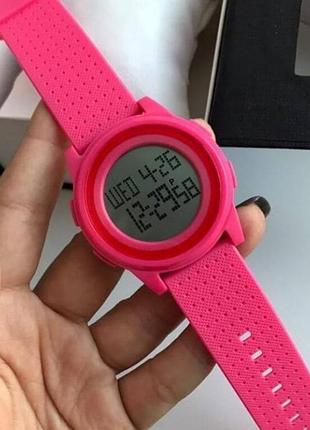 Годинник skmei 1206rs rose red | спортивний цифровий годинник із підсвіткою і водозахистом