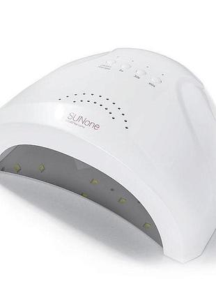 Лампа для гель лаку uv led 2-in-1 24/48w sun1 біла