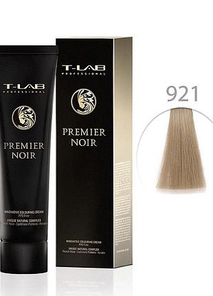 Краска для волос t-lab ultra blonde premier noir 921 супер блондин перламутрово-пепельный