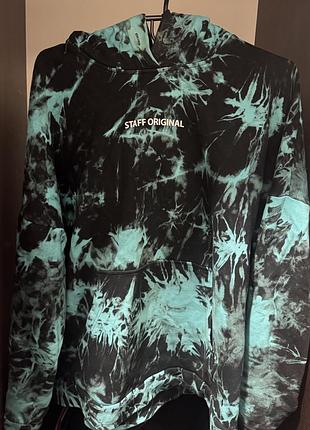 Худі staff original розміру l у стилі tie-dye