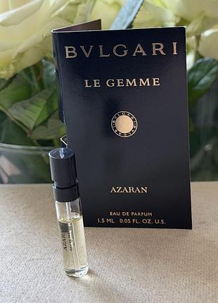 Оригинал пробник bvlgari le gemme azaran
