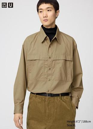Лёгкая куртка-рубашка uniqlo унисекс