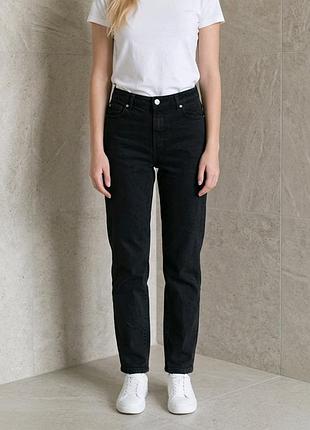 Джинсы черные женские massimo dutti slim fit