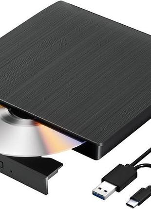 Внешний dvd/cd-rw с двойным интерфейсом type-c/usb3.0 модель cb3100s