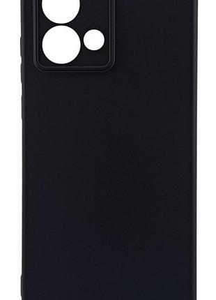 Чехол silicone case для motorola g84 бампер с микрофиброй черный