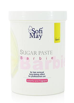 Паста для шугаринга клубника sofi may barbie hard+ 1400 г