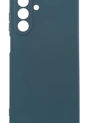 Чохол silicone casse для samsung galaxy a26 / a266 бампер із мікрофіброю болотний