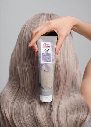 Тонирующая маска wella color fresh (все отдушки +2024) pearl blonde жемчужный блонд