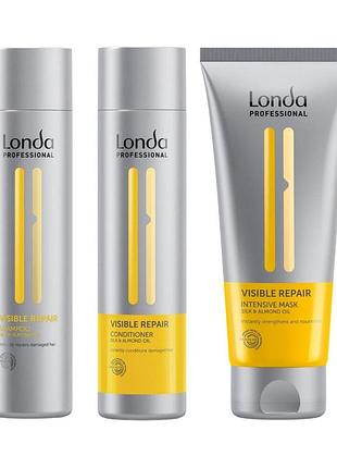 Набір londa visible repair шампунь, маска кондиціонер 650 мл