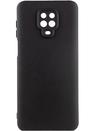 Чохол на xiaomi redmi note 9s / xiaomi redmi note 9 pro / xiaomi redmi note 9 pro max чорний матовий силіконов