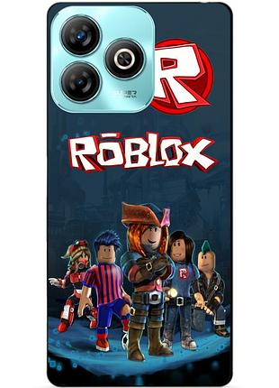 Силіконовий чохол бампер для zte blade a75 з малюнком roblox роблокс