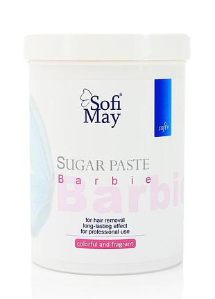 Паста для шугарингу полуниця sofi may barbie soft+ 1400 г