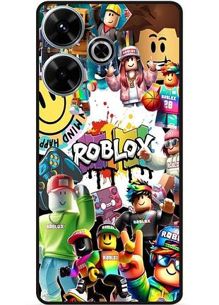Силіконовий чохол бампер для zte blade a75 з малюнком роблокс roblox
