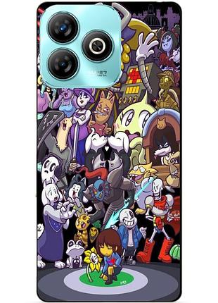 Чехол силиконовый бампер для zte blade a75 с рисунком undertale андертейл