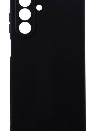 Чохол silicone casse для samsung galaxy a26 / a266 бампер із мікрофіброю чорний