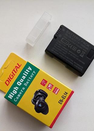 Аккумулятор nikon el14 mh-24 d3100 , 1500mah
