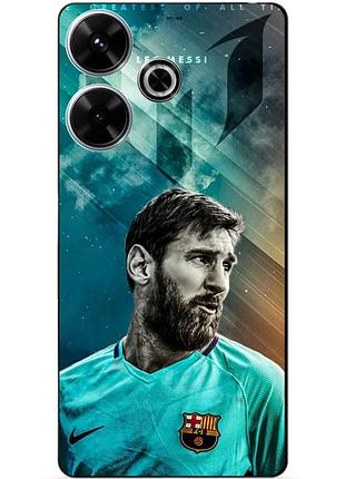 Силіконовий чохол бампер для zte blade a75 з малюнком leo messi мессі
