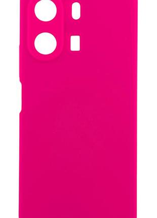 Чохол silicone cover для xiaomi redmi 13c бампер із мікрофіброю рожевий