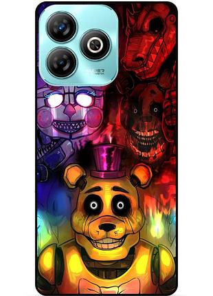 Силіконовий бампер чохол для zte blade a75 з малюнком freddy фредді аніматроніки