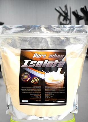 Whey isolate (протеин-изолят) 95 % белка исключительно для набора сухой мышечной массы + усиление рельефа и рост мышц (0,9 кг)