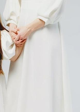 Біла сукня міді 2